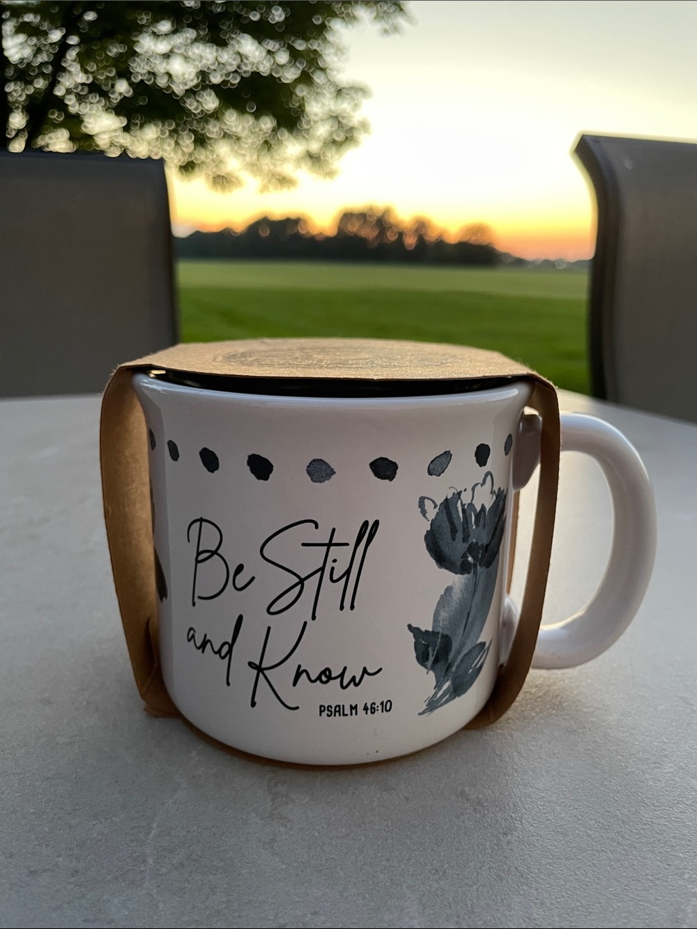 NEW “Be Still and Know”, Psalm 46:10 Ceramic Mug